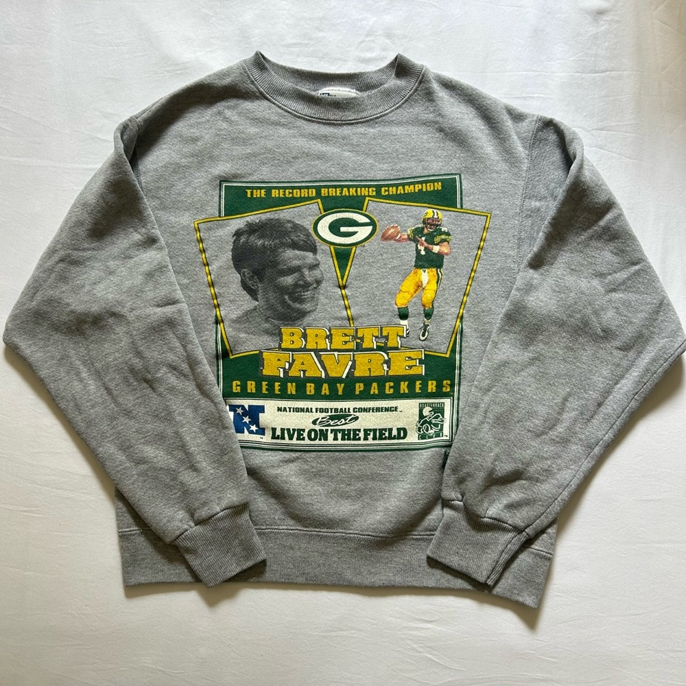 Vintage Green Bay Packers Brett Favre Sweatshirt